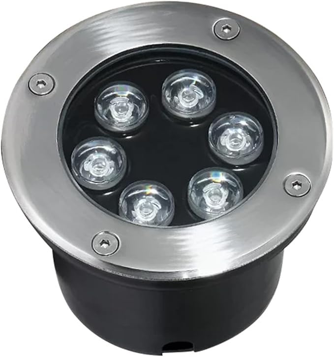 Outdoor Recessed Ground Light LED Underground Light IP66 Waterproof Buried Lights AC85-110V for Garden Step Deck Yard Patio Deck Driveway Landscape Spotlight
