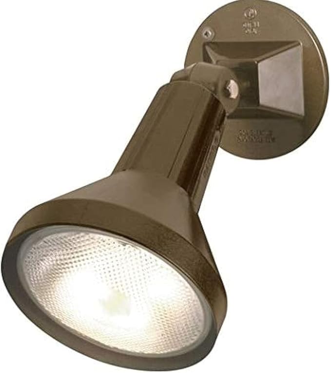 Ciata 15 Outdoor Security Flood Light 1 Head with Heavy Duty Cast Aluminum Body 150W PAR38 Weather Proof Dark Bronze Finish