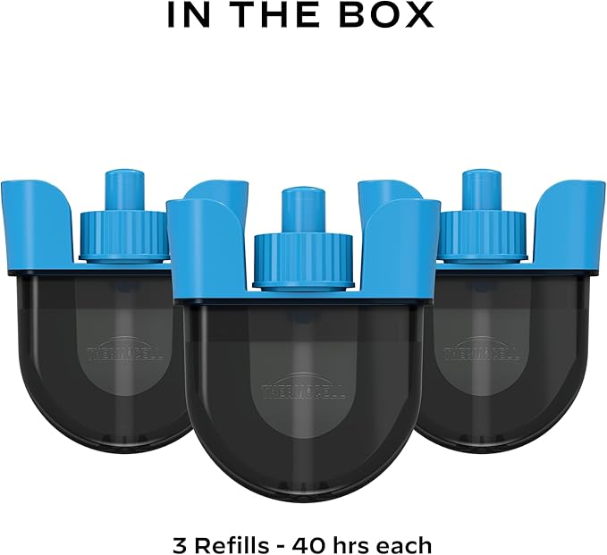 Thermacell Rechargeable Mosquito Repeller Refills Advanced Repellent Formula Provides 20 Foot Protection Zone Compatible with Thermacell E-Series &amp Radius Only No DEET Spray or Flame