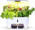 Hydroponic Garden Kit - 16 Pod Indoor Herb Planter with 7L Water Reservoir Adjustable Height Grow Light 3 Light Modes for Home Kitchen Gardening