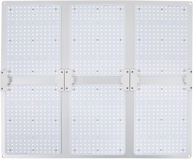 Square LED Grow Light Panel Full Spectrum Plant Growth Light Lamp 660W Dimmable Grow Tent Light Ip65 Waterproof Plant Growing Light Indoor LED Plant Grow Light for Germination Sowing Flowering