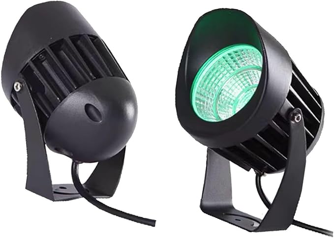 Spotlight Led Beam Light - COB Outdoor Spotlight IP65 Waterproof Tree Light Adjustable Angle LED Spotlight Lawn Garden Landscape LED Floodlight Outdoor Buried Lights(Green20W(220V))