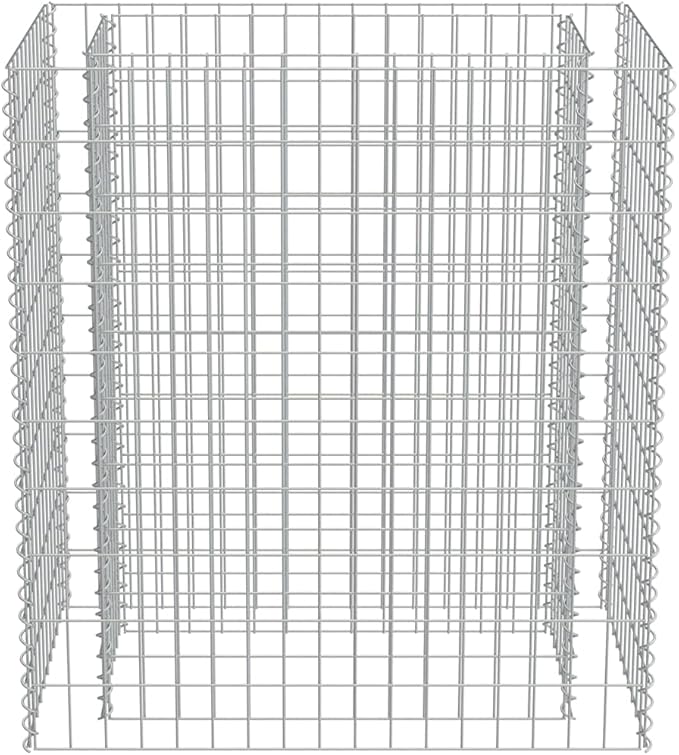 YAFF Gabion Raised Bed-HexagonalOutdoor Landscape for GardenBackyardPatioBalcony35.4x19.7x39.4