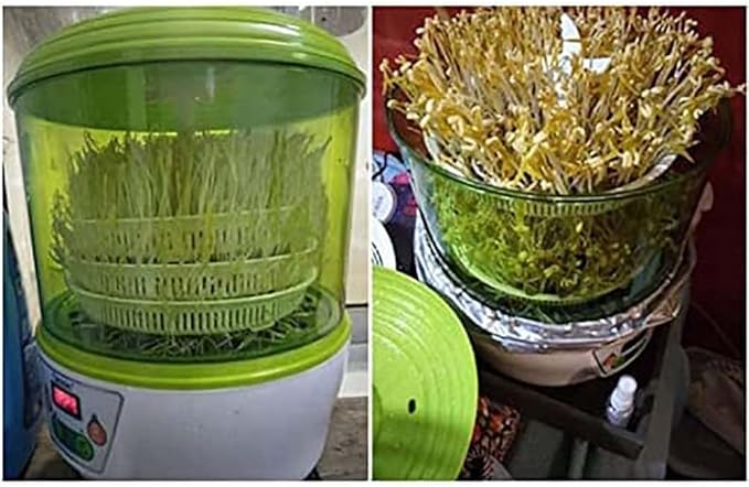 Electric Bean Sprout Machine 3 Layers Intelligent Seed Germination Kit Bean Sprout Machine Electric Seed Sprouting Seedling Tools