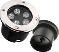 Outdoor Landscape Light - Led Ring Fountain Light Ip67 Waterproof Underground Buried Lamp Led Outdoor Floor Spotlight for Driveway Deck Step Illumination Decoration-Warm White-18W(12v)