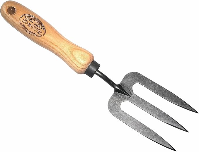 Dewit 3-Piece Tool Gift Set with 3-Tine Cultivator Forged Trowel and Forged Hand Fork