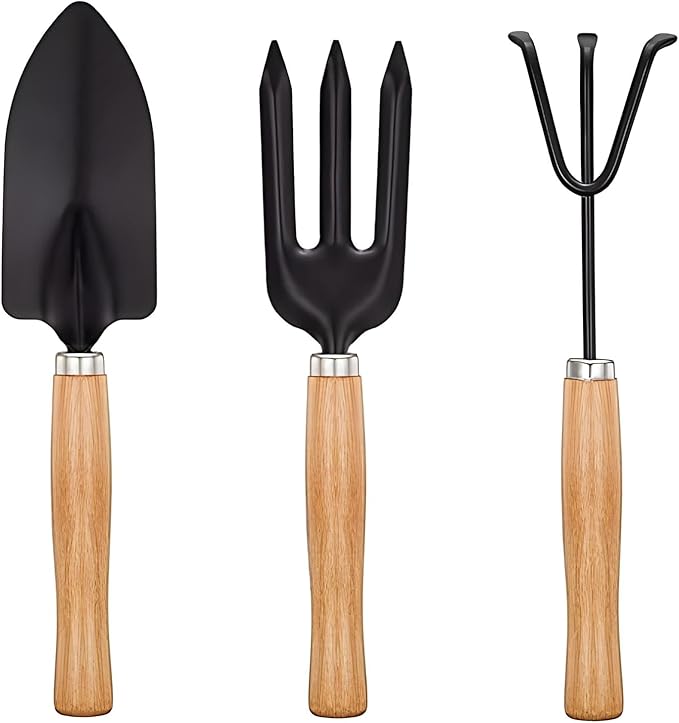 Gardening Tools Kit | Gardening Tools Set for Home | Tools Kit for Home Gardening | Garden Tool Set Combo | Terrace Gardening Accessories | (Set of 3) Small Sized