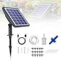 Solar Automatic Drip Irrigation Kit System 2025 Upgrade Auto Plants Watering Kit Solar Powered Garden Self Watering System for Indoor Outdoor Potted Plants Balcony Patio Greenhouse (10 Pots-32FT)