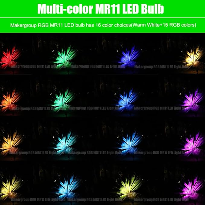 RGB PAR36 LED Light Bulb and RGB MR11 LED Bulbs Color Changing