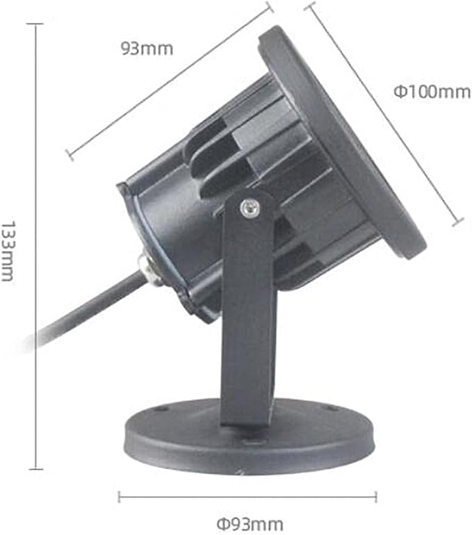 IP67 Waterproof Outdoor LED Spotlight - Spotlight Led Beam Light Long Di Irradiation Narrow Beam Lamp AC 90-260V LED Outdoor Floodlight Courtyard Tree Landscape Projection Light