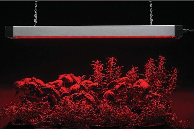 Lithonia Lighting Linkable LED Grow Light for Indoor Plants with Hangers Color-Changing 24-inch 29 Watts