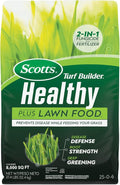 Scotts Turf Builder Healthy Plus Lawn FoodFL 2-in-1 Fungicide and Fertilizer Helps Grass Withstand Summer Stress 8000 sq. ft. 27.40 lbs.