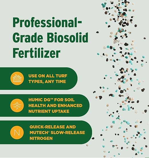 The Andersons Professional Ecofusion™ Plus 20-0-5 Biosolid Fertilizer with Humic Acid Iron and Micronutrients 18 lb. Bag - Covers up to 5000 sqft.