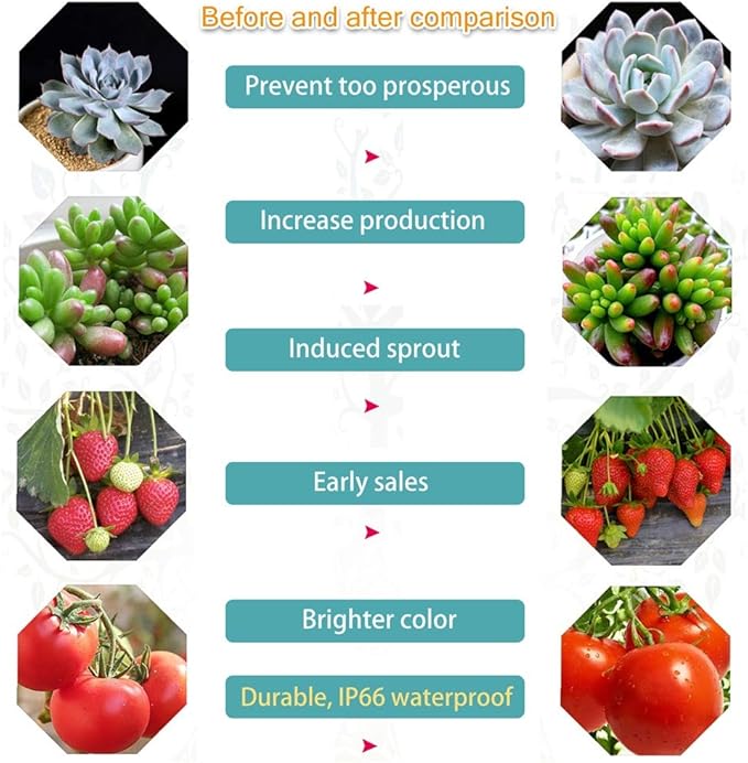 27W LED Plant Grow Light Indoor 3-Head 360¡ãFlexible Gooseneck Arm with Automatic Timing Function Grow Light 5 Dimmable Levels Spectrum with Desk Clip Plant Light