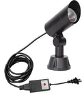 Kiven IP65 Waterproof LED Landscape Up Down Ligh LED Decorative Spotlight Lamp with Plug-in Cord and Timer for Indoor Outdoor Park Yard Step Statue LED Lawn Light (5W Warm White)
