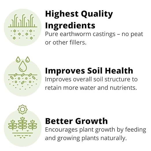 Earth Science Earthworm Castings &amp Udder Magic Plant Food Bundle – Premium Fertilizer for Indoor &amp Outdoor Plants – Nutrient-Rich Soil Enhancer &amp Rapid Fruiting Fertilizer – Eco-Friendly