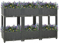 SKM Raised Bed 47.2x15.7x28 Polypropylene-04071026