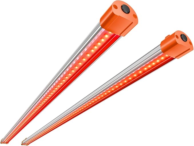 Spider Farmer SUPP-R60 660nm Deep Red Supplemental Light Bars 35.4 Long Red Supplemental Light for Indoor Plants Commercial Vertical Farming Grow Tents