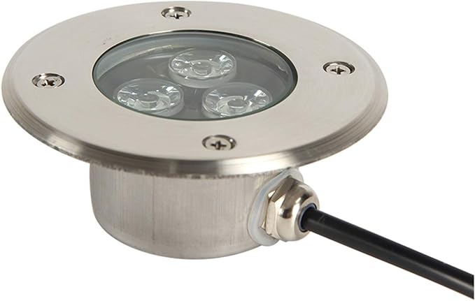Pool Bulbs LED Decking Lights Outdoor Garden Ground 3W 330lm Low Voltage Landscape 12V/24V/220V Height is only 4cmGreen 12V