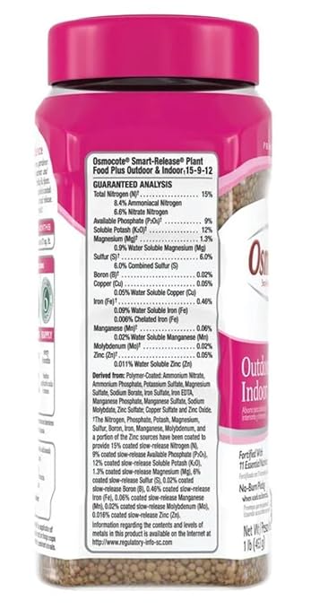 Osmocote Smart-Release Plant Food Plus Outdoor &amp Indoor 1 Lbs. (3)