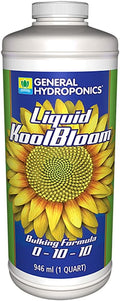 General Hydroponics Liquid KoolBloom 0-10-10 - Concentrated Nutrient Additive 1 qt