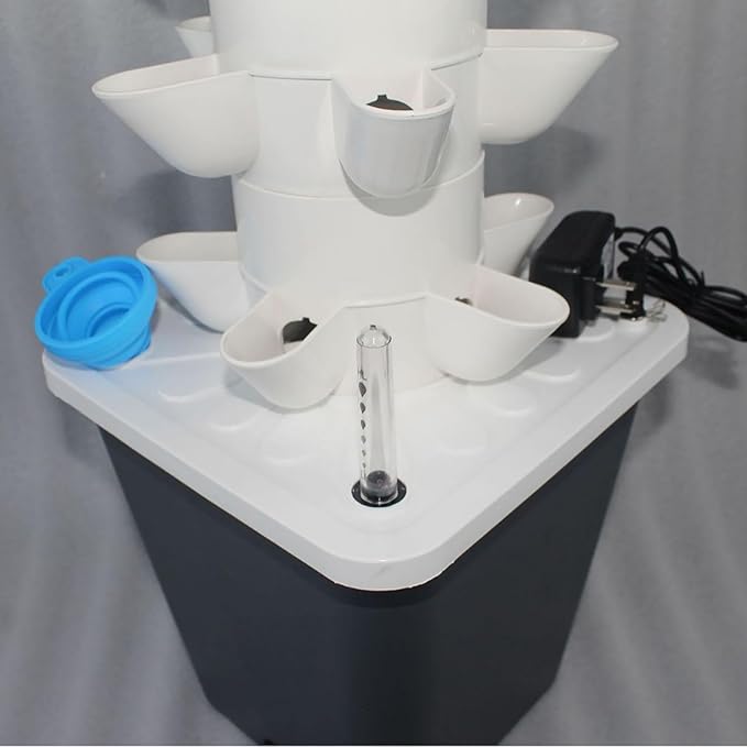 Hydroponics Growing System kit 25 Pods Vertical Hydroponic Tower for Smart Indoor Home Gardening Lovers Hydroponic Germination Kit