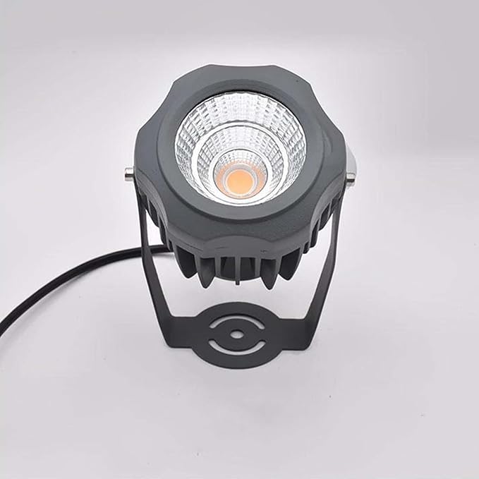 LED Beam Spot Lights COB Tree Lighting Outdoor Spotlights IP65 Waterproof Landscape Floodlights for Garden Villa Courtyard Lawn(Warm White10w)