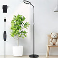 Floor Grow Lights for Indoor Plants Full Spectrum Plant Light with 68 Stand for Growing Large Tall Plants Black Halo Grow Lamp with 3/9/12H Timer 10 Light Modes 5 Dimming