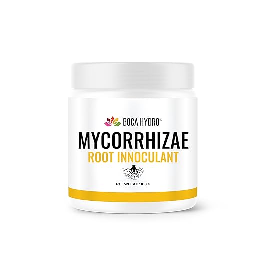 Mycorrhizae Ultra Pure Root Innoculant 1200 Spores per Gram 6 Year Shelf Life for Stronger Roots Bigger Yields &amp Stress Resistance for Gardens Hydroponics &amp Fruit Trees