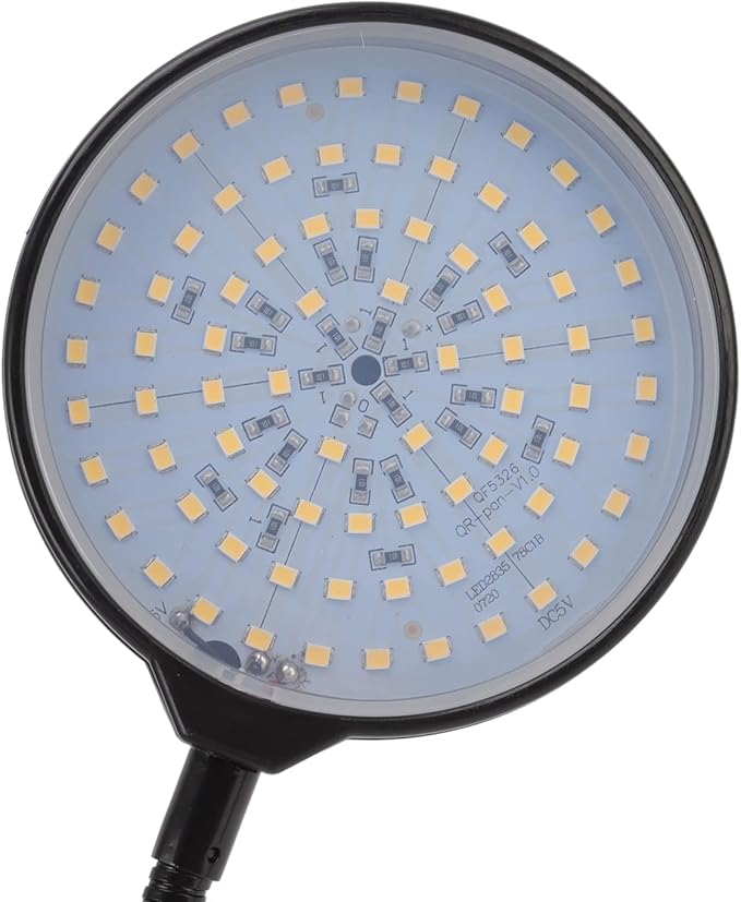 LED 45W Plant Grow Lamp with 3 Heads 360 Degree Bendable USB Powered Growing Light for Indoor Succulent Plants Aluminum PC Material