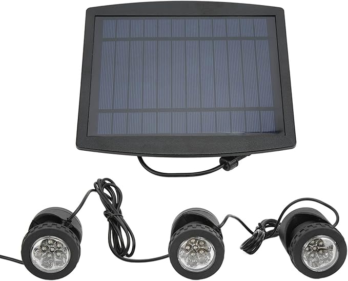 Tyenaza Solar Spotlights Outdoor Solar Garden Lights Solar Powered LED RGB IP68 Waterproof High Brightness Widely Used Dustproof Solar Landscape Lights