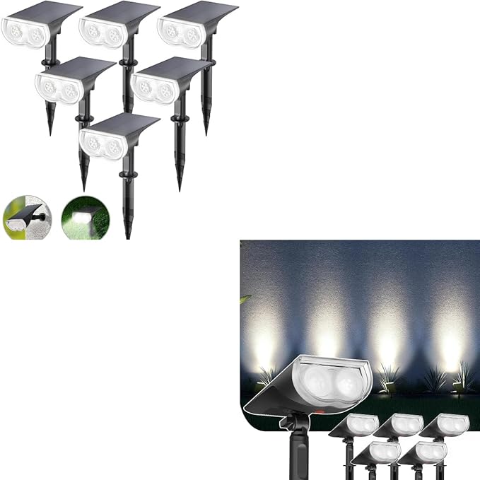 Linkind StarRay +StarRayS Solar Lights Solar Spot Lights Cool White 12 Pack