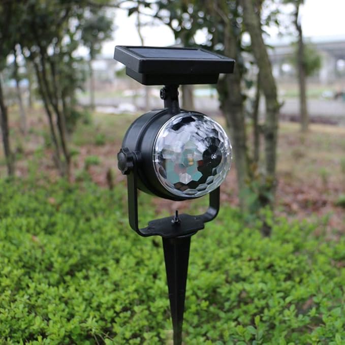 LED Solar Spotlight Outdoor Water Proof Christmas Landscape Spot Lights Fairy Projector Lamp for Patio Gate Walkway Pool Garden Yard Driveway