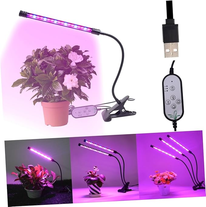 9w Led Grow Lamp Dim Levels Timing Function for Indoor Plants Grow Light for Hydroponics and Greenhouse