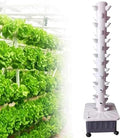 45 Holes Hydroponics Tower Hydroponics Tower Growing System Hydroponic Grow Kit with Hydrating Pump DIY Hydroponics Farm Equipment for Indoor Herbs Fruits and Vegetables
