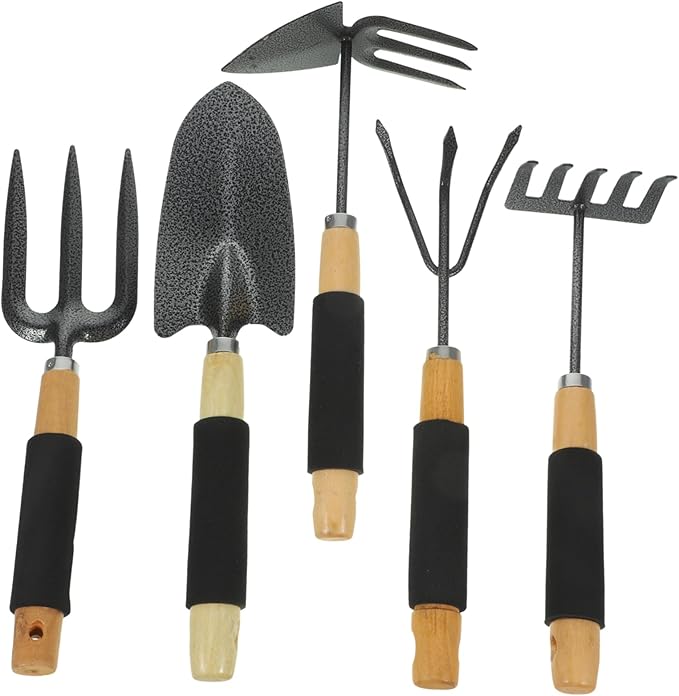 ibasenice 1set Garden Tools Gardening Kit for Efficient Planting and Preparation Lightweight and Portable Hand Tools for Flower and Plant Care