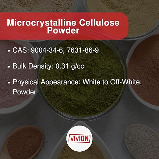 Silicified Microcrystalline Cellulose (SMCC) Powder – 1kg (2.2 lbs) - USP-NF Grade MCC &amp Silicon Dioxide Blend for Direct Compression Powder