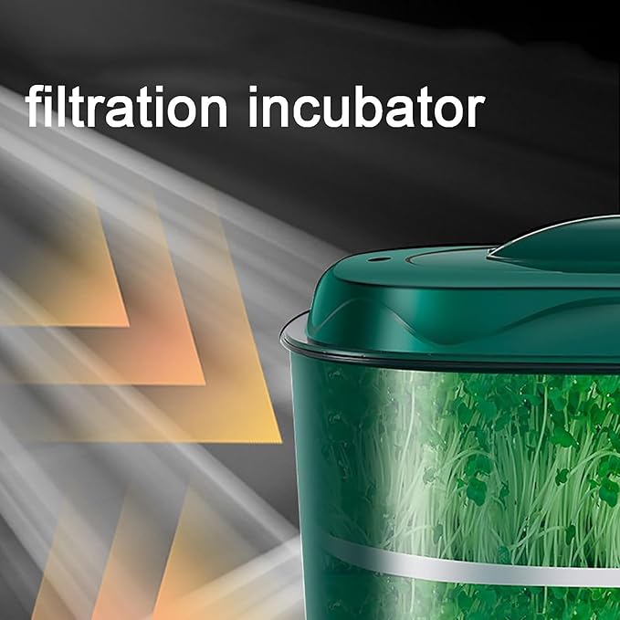 Automatic Bean Sprout Machine Intelligent Watering System Food-Grade Pp Material Fast Germination and Planting Multi-Seed Compatible