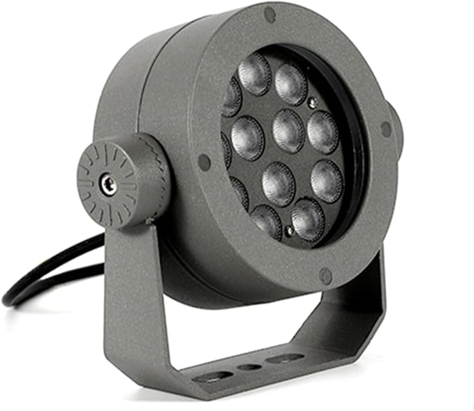 Garden LED Spotlight Die-cast Aluminum Flood Light 180° Rotating Landscape Light for Outdoor Patio Yard Pathway Tree Lawn Fence Landscape Lamp(Green36W-DC24V)