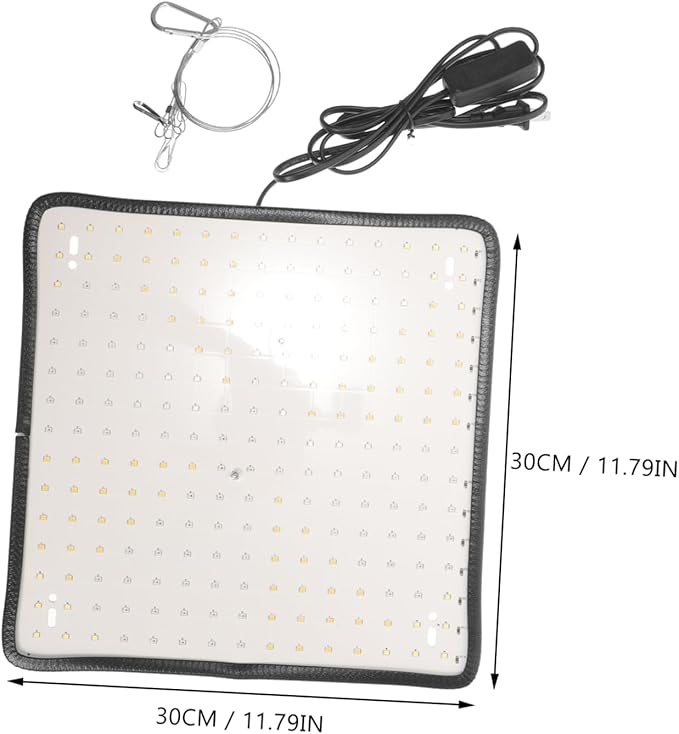 225LED Plant Grow Light Hanging Chain Red White Ultra-Thin Panel for Indoor Plants Dimmable LED Household
