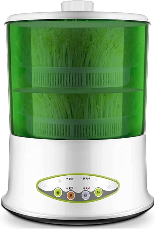 Bean Sprouts Machine Bean Sprouts Maker with Four Season Seed Sprouter Kit Seed Grow Cereal Tool for Wheatgrass Soybean