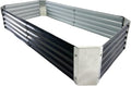 Galvanized Raised Garden Bed Outdoor Metal Quadrilateral Planter Box Deep Root Planters Boxes 3.93ft x 2.95ft Suitable for Plants Flowers Vegetables Herbs Fruits Dark Grey