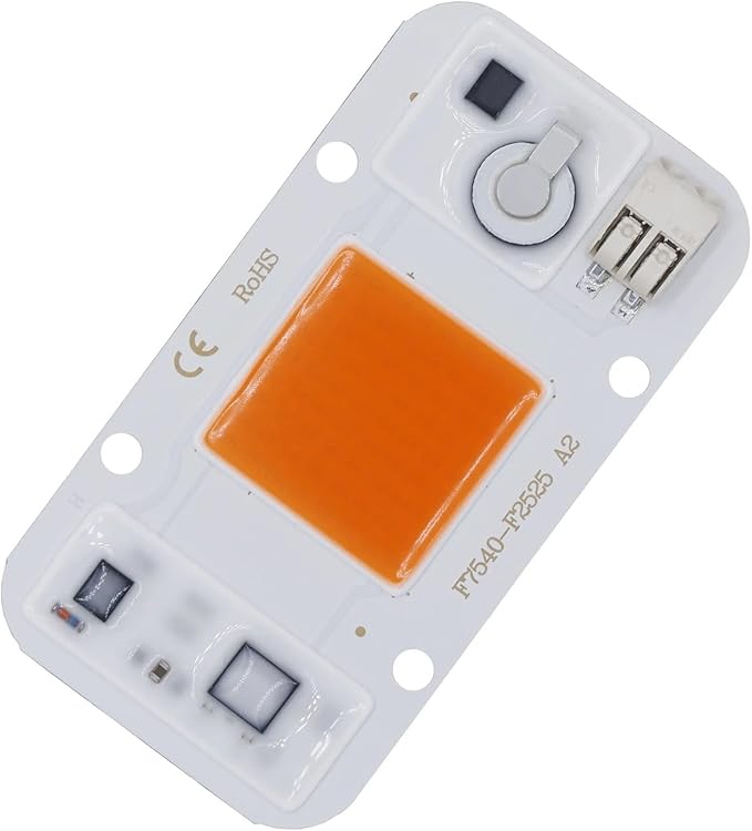 LED COB RGB Chip 50W AC220V No Need Driver Outdoor Plant lamp Full Spectrum Growing Tent Box Indoor Aquatic Plant Lighting(Plant Grow LightAC110V)