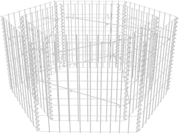 Hexagonal Gabion Raised BedOutdoor Planting BoxesIndustrial Rustic PlanterBrooder BoxGabion Raised BedPatio Plantersfor Home Decorate Indoor Outdoor39.4x35.4x19.7