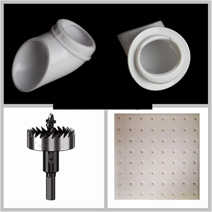 Hydroponic Equipment DIY Hydroponic Colonization Cups Flower Container Plant Grow Pot Cup Hydroponics Vertical Tower Accessories Sponge Hole Opener Indoor Garden(Sponge-1pc)
