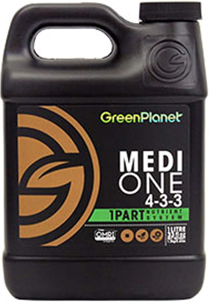 NEW Green Planet Nutrients MEDI ONE 4-3-3 32oz Quart/Liter MEDI-ONE
