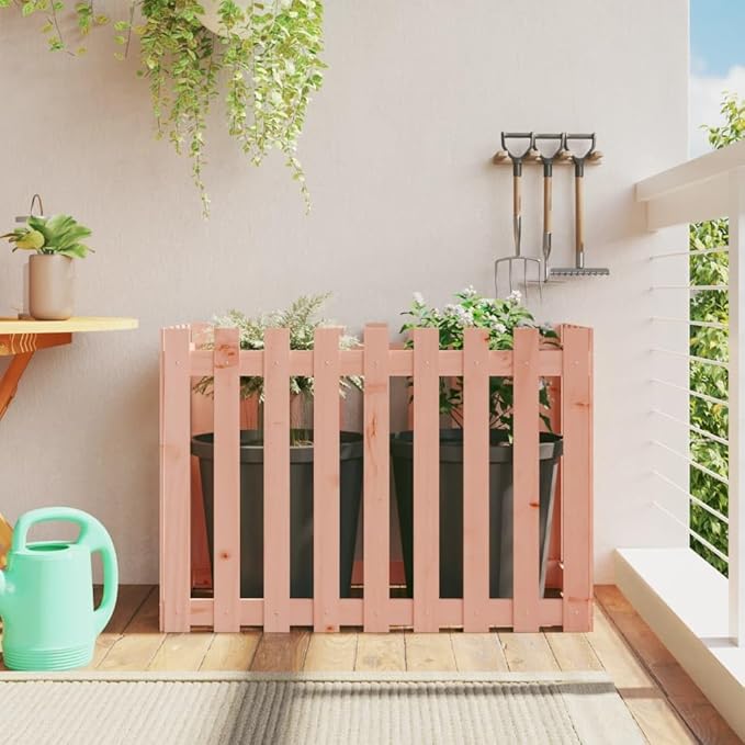 YAFF Garden Raised Bed Natural Wood Solid Douglas Fir Medium DurableLawn &amp GardenGardeningPots &amp Planters832485