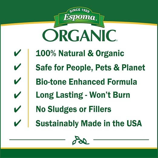 Espoma Organic Garden-Tone 3-4-4 Organic Fertilizer for Cool &amp Warm Season Vegetables and Herbs. Grow an Abundant Harvest of Nutritious and Flavorful Vegetables – 4 lb. Bag - Pack of 2