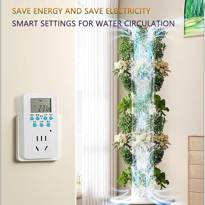 Hydroponics Growing System Hydroponics Tower Garden Tower Garden Hydroponics Growing Systemfor Indoor Herbs Fruits and Vegetableswith Hydrating Pump Adapter Net Pots Timer9th Floor