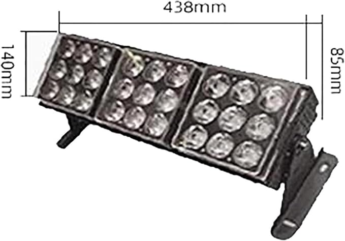 Ground LED Landscape Lamp - LED Beam Light AC A Beam of Light Spotlight IP67 Waterproof Adjustable Wall Projector Lights for Building Villa PartyWhite-90w